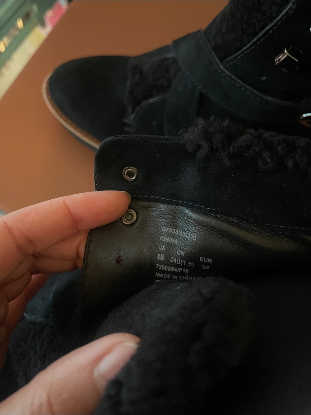 Coach Kenna Suede Shearling Boot - Picture 10 of 13